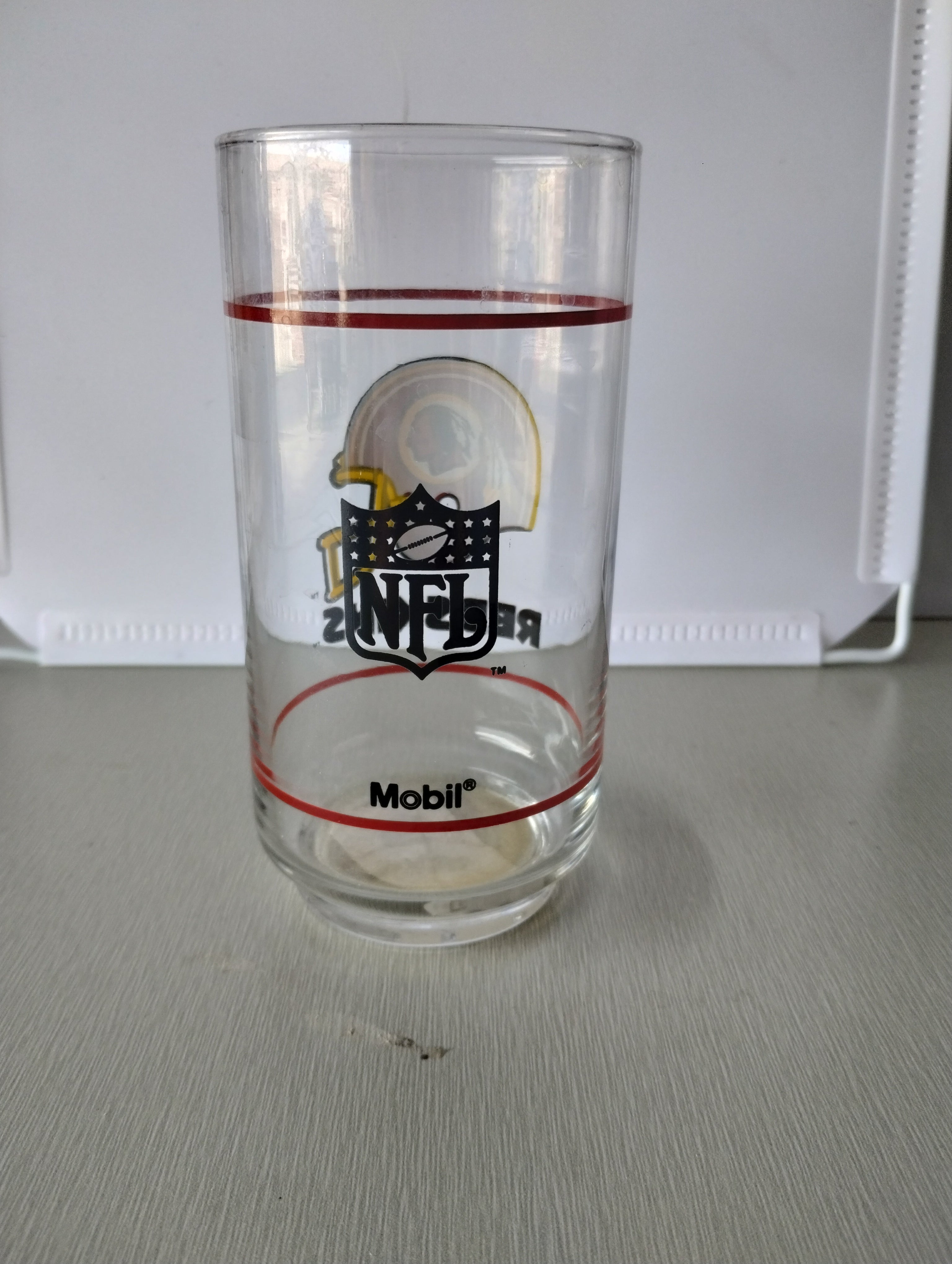 Vintage Washington Redskins Drinking Glass